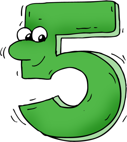 Пятерка мультяшная