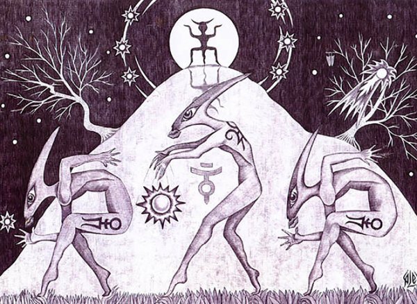 Пикник картины Шклярского