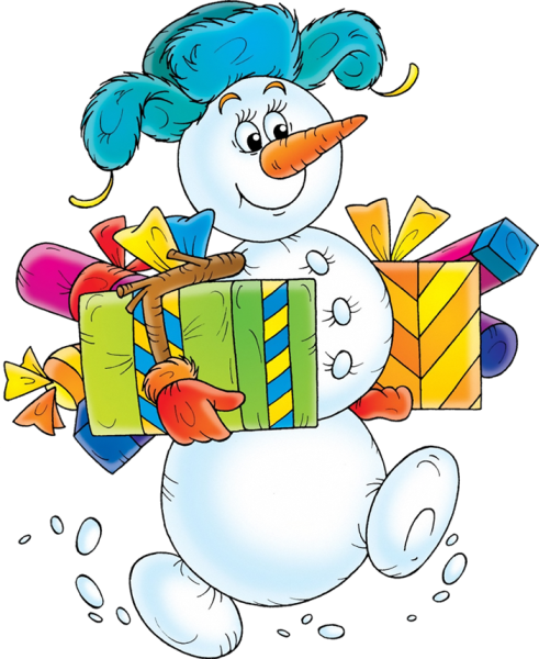 Веселые новогодние персонажи