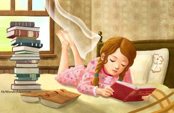 Девочка с книжкой