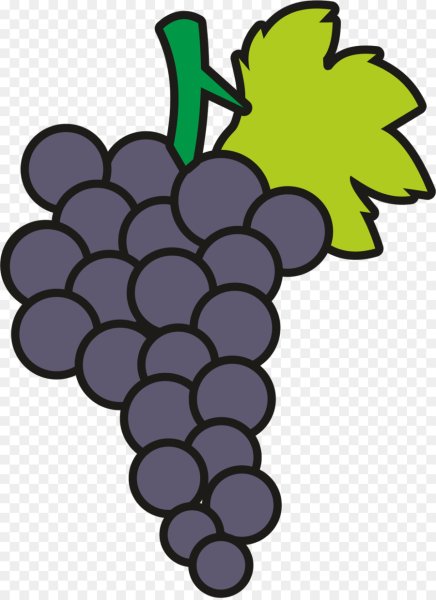 Нарисовать виноград