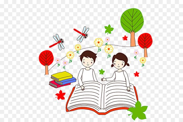 Чтение дети вектор