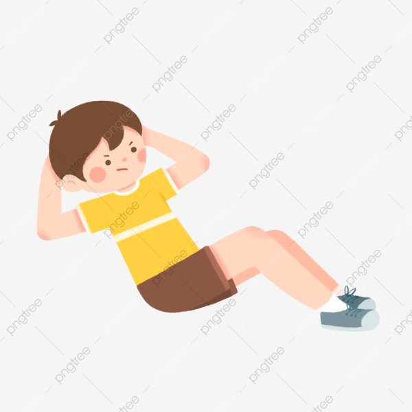 Дети качают пресс