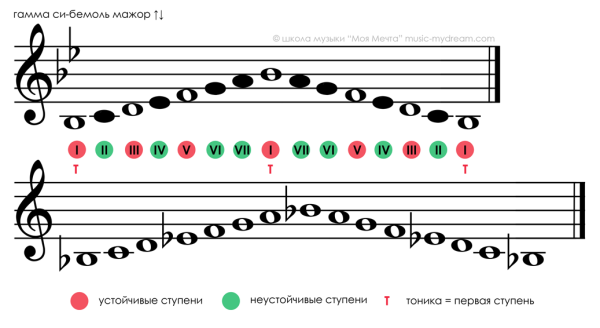 Гамма ми мажор Ноты сольфеджио