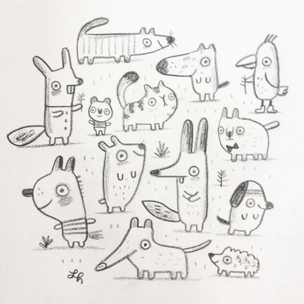 Дудл для срисовки