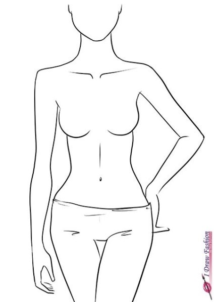 Тело карандашом