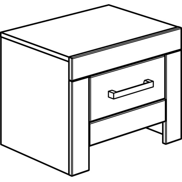 Тумба прикроватная Halmar Fiona