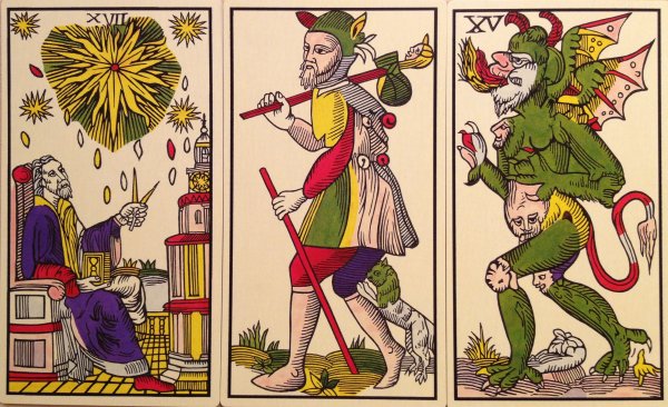 Марсельское Таро дьявол