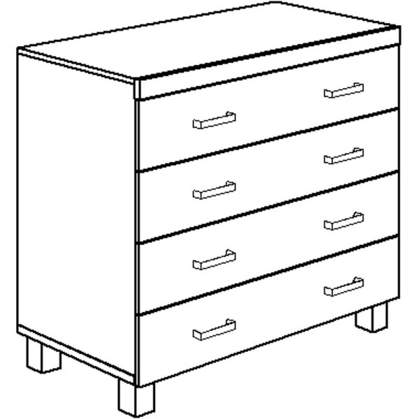 Комод раскраска