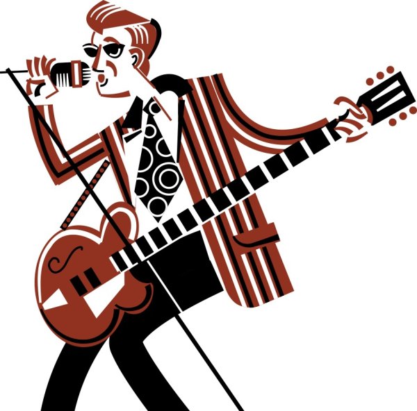 Музыканты в графике