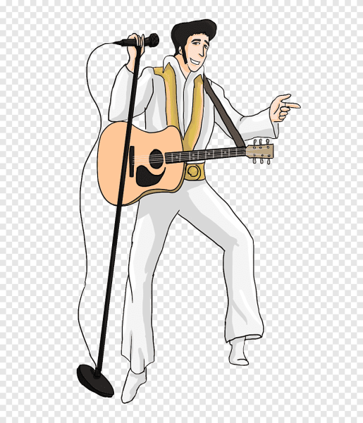 Элвис Пресли рисунок мультяшный