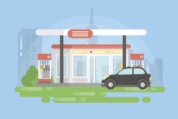 Графическое изображение заправки