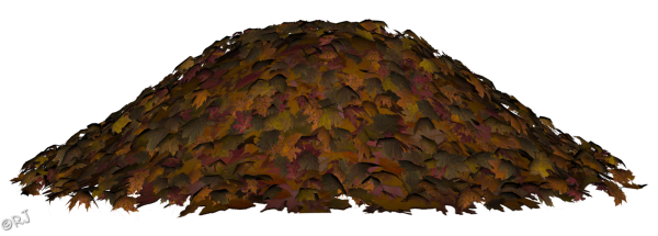 Гора листьев