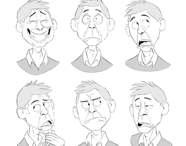 Мимика карикатура