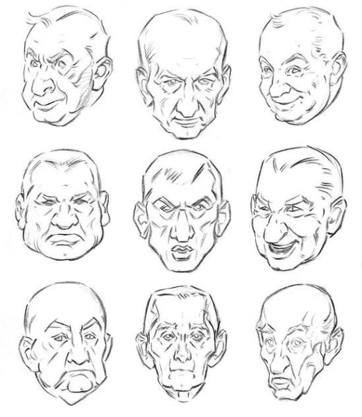 Эмоциональный портрет карандашом