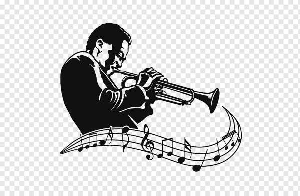 Силуэты джазовых музыкантов