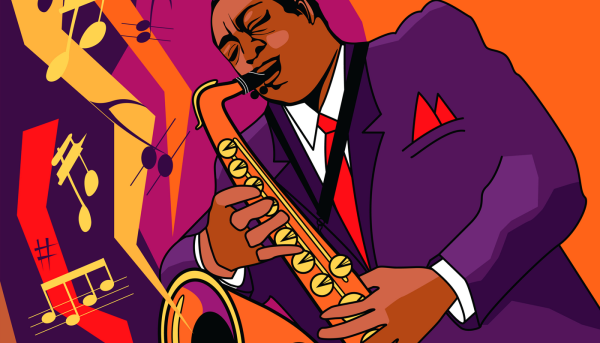 Джаз иллюстрации