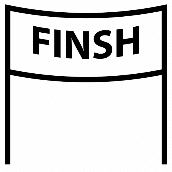 Нарисовать финиш