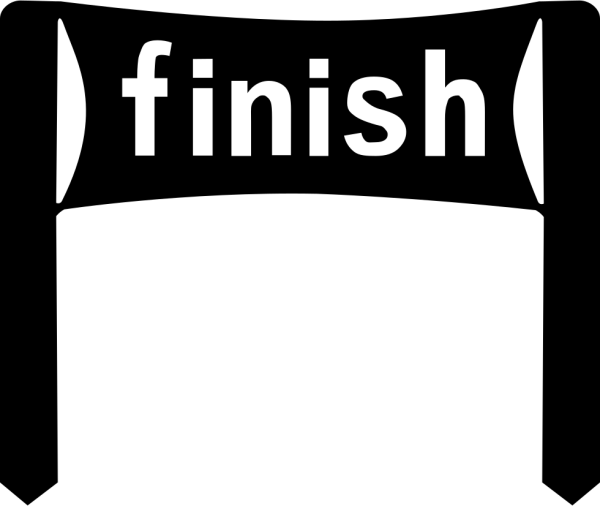 Табличка финиш
