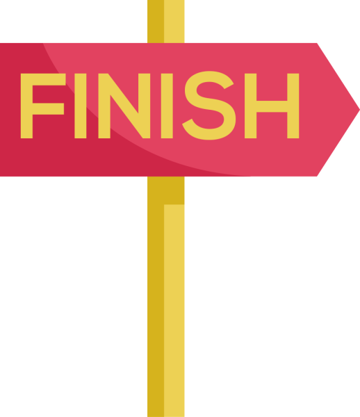 Финиш на прозрачном фоне