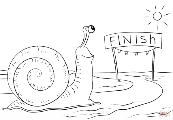 Финиш иллюстрация