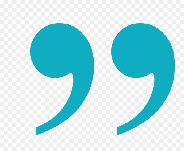 Запятая на прозрачном фоне