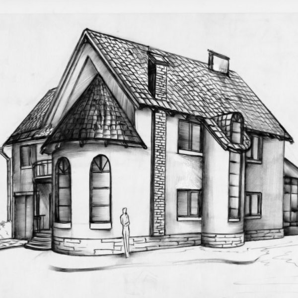 Эскиз дома