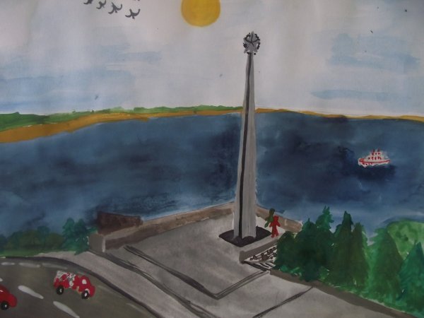 Детские рисунки про Ульяновск