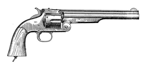 Револьвер Кольта 1836 разрез