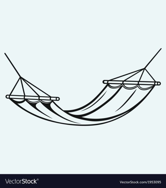 Гамак раскраска для детей