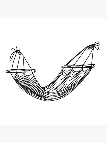 Раскраска гамак