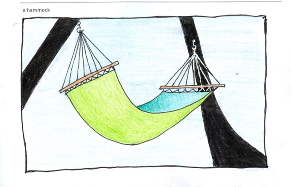 Гамак рисунок для детей