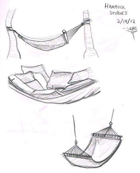 Картины в гамаке