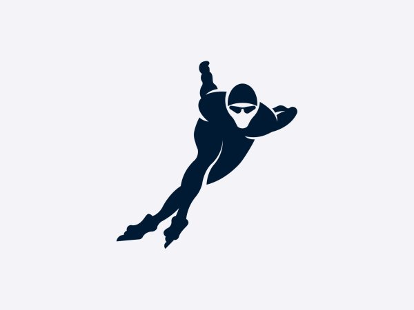 Конькобежный спорт символ