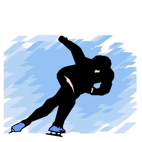 Конькобежный спорт арт