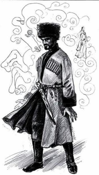 Рисунок на день джигита