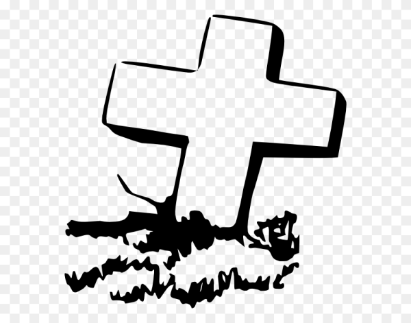 Могила на прозрачном фоне