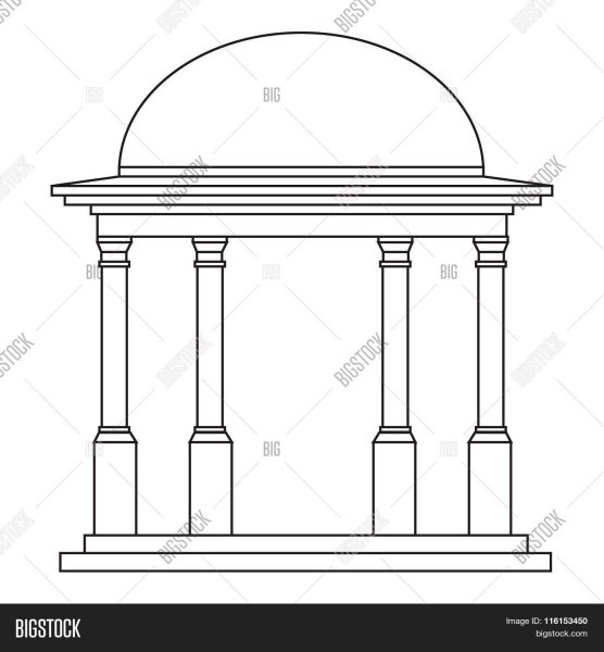 Ротонда раскраска