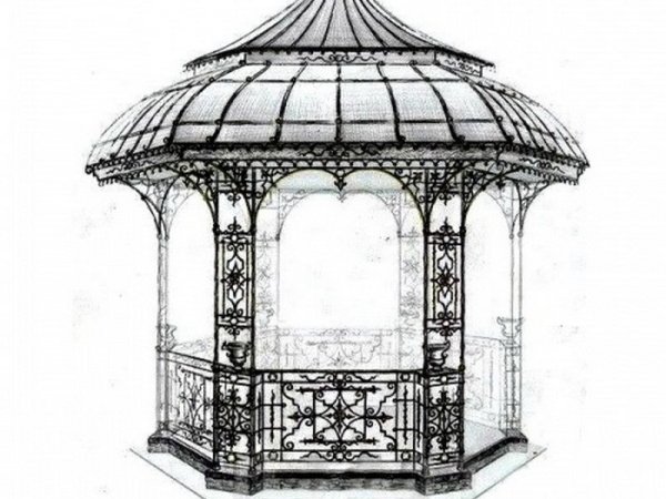 Наброски малых архитектурных форм