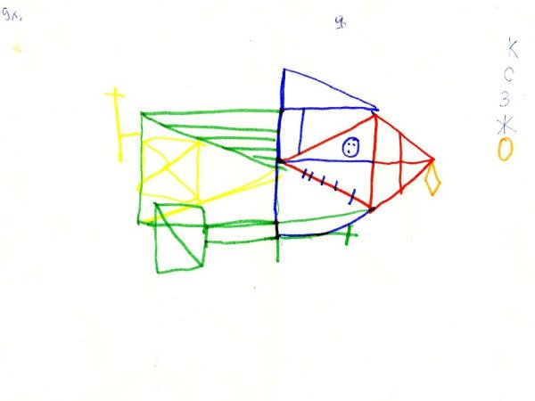 Копирование фигур для дошкольников