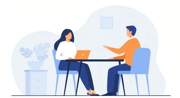 Собеседование иллюстрация