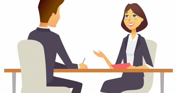 Собеседование иллюстрация