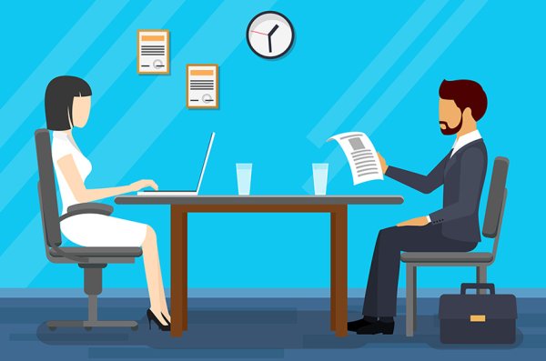 Собеседование иллюстрация