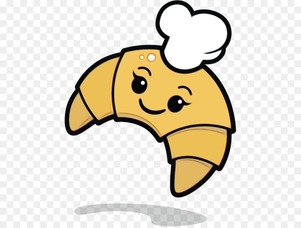 Круассан нарисованный