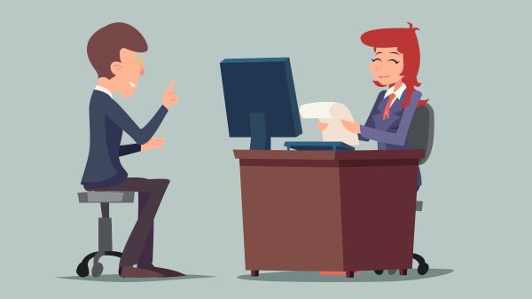 Собеседование без фона