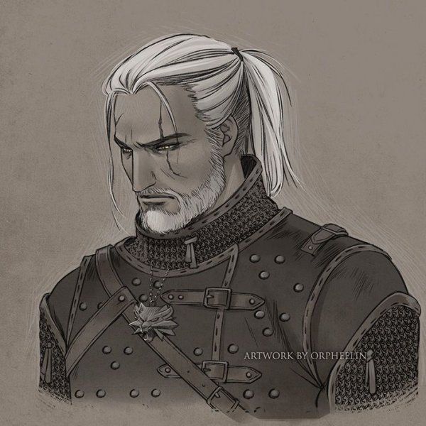 Ведьмак Герольд рисунок