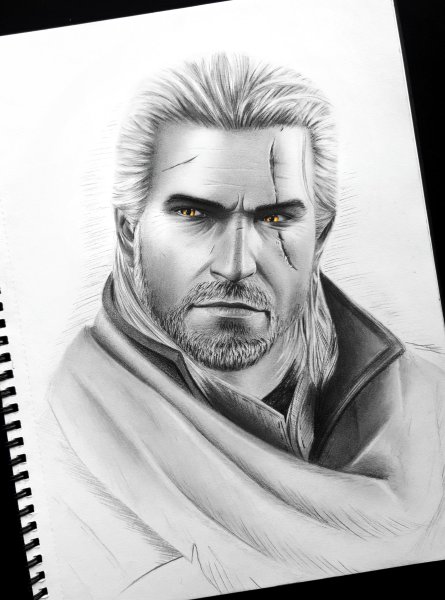 Ведьмак портрет