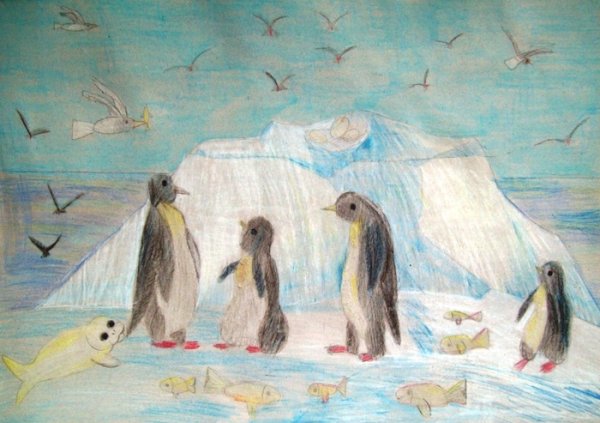 Рисунок на тему Арктика