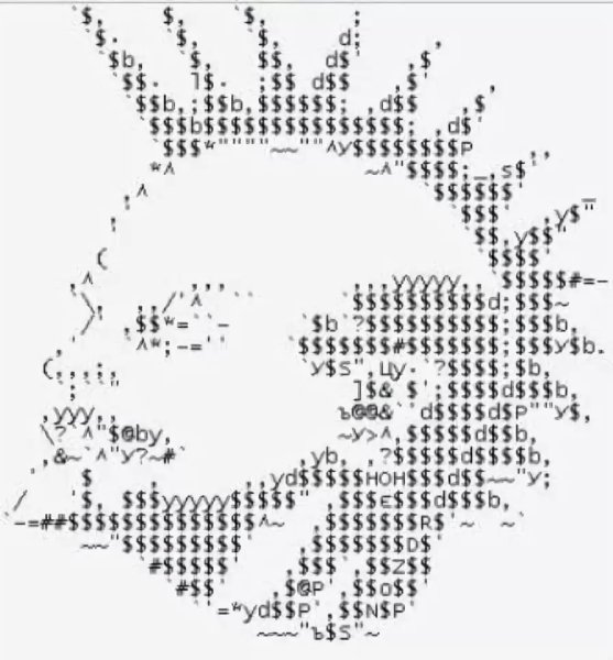 ASCII Art символы
