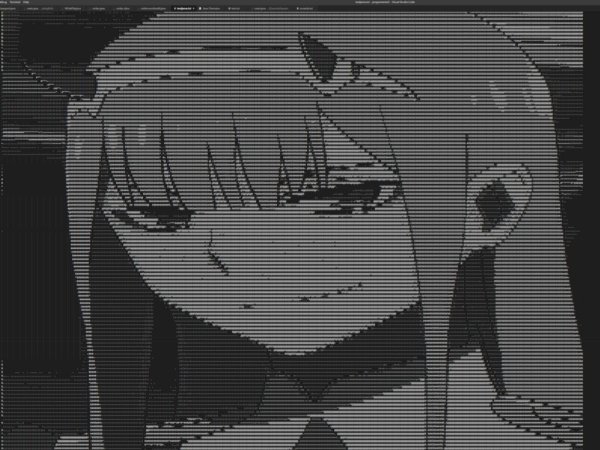 Рисунки из символов